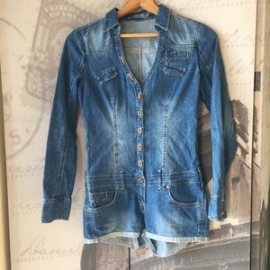 Unique Vertus jean romper